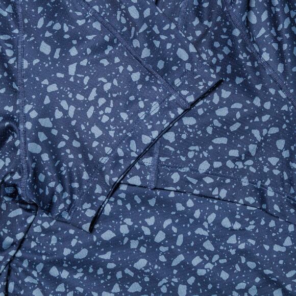 Ten Thousand Lightweight Microfiber Blue Dot Crewneck Tshirt Athletic Mens L - Picture 10 of 12